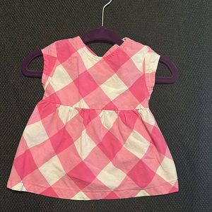 Pink gingham sundress